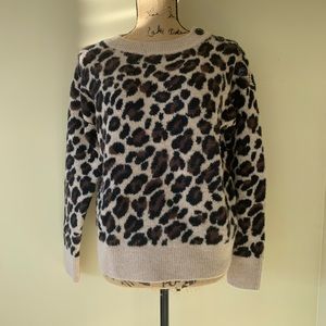 NWOT Ann Taylor leopard print sweater